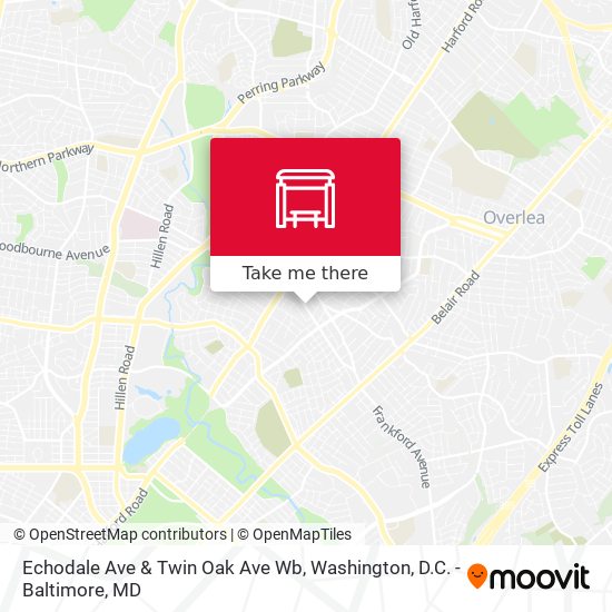 Mapa de Echodale Ave & Twin Oak Ave Wb