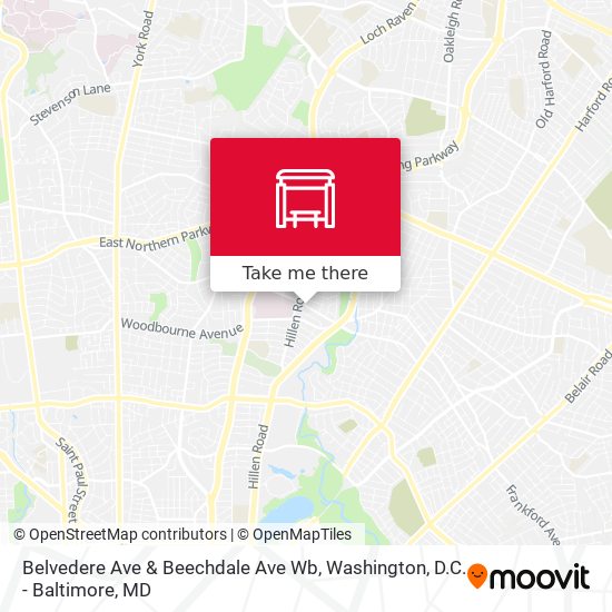 Mapa de Belvedere Ave & Beechdale Ave Wb