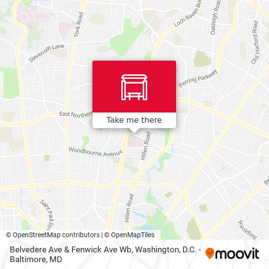 Mapa de Belvedere Ave & Fenwick Ave Wb