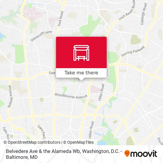 Mapa de Belvedere Ave & the Alameda Wb