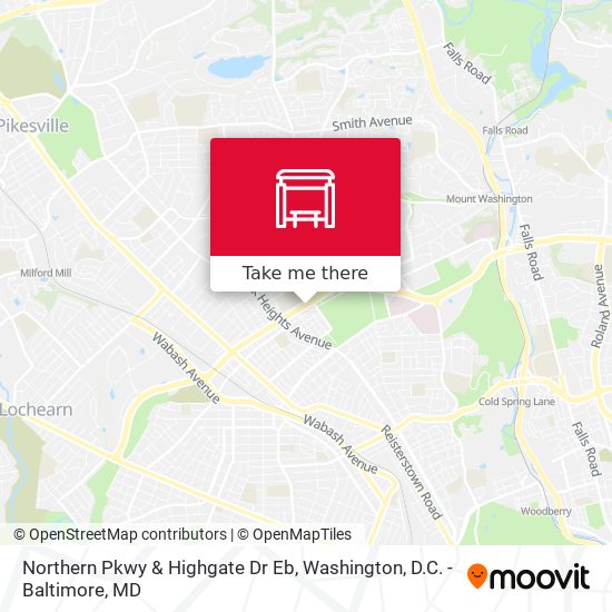 Mapa de Northern Pkwy & Highgate Dr Eb