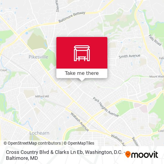 Cross Country Blvd & Clarks Ln Eb map
