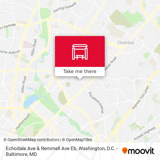 Mapa de Echodale Ave & Remmell Ave Eb