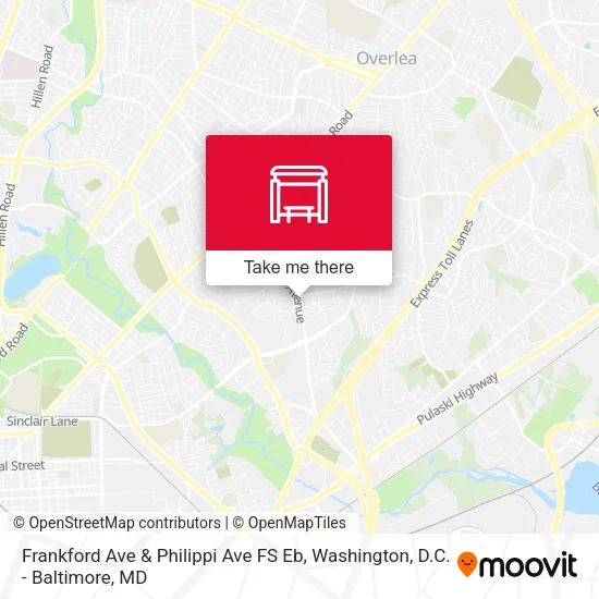 Mapa de Frankford Ave & Philippi Ave FS Eb