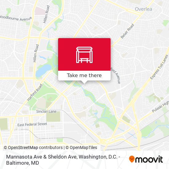 Mannasota Ave & Sheldon Ave map