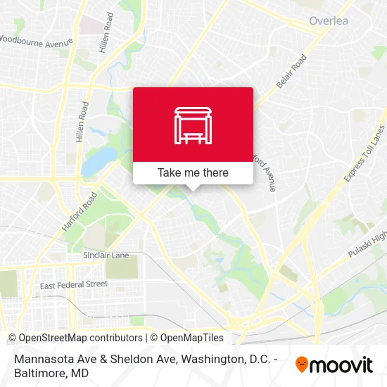 Mannasota Ave & Sheldon Ave map