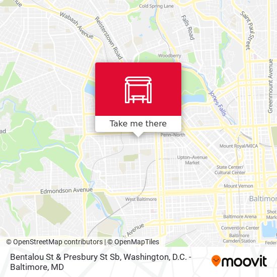 Mapa de Bentalou St & Presbury St Sb