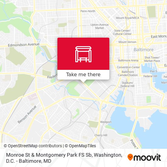 Mapa de Monroe St & Montgomery Park FS Sb