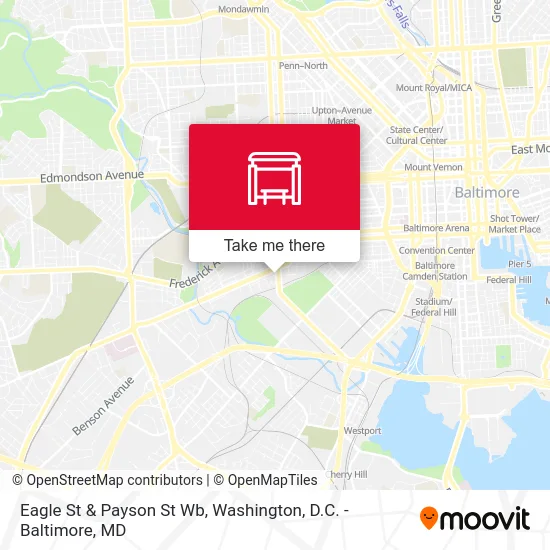 Eagle St & Payson St Wb map