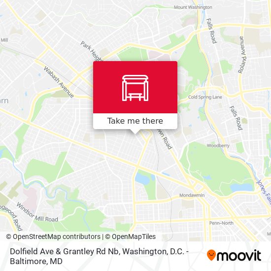 Mapa de Dolfield Ave & Grantley Rd Nb