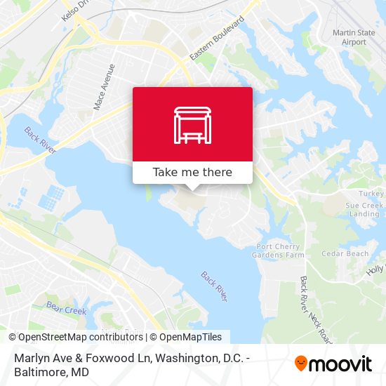 Marlyn Ave & Foxwood Ln map