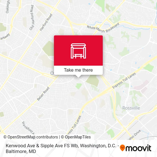 Kenwood Ave & Sipple Ave FS Wb map