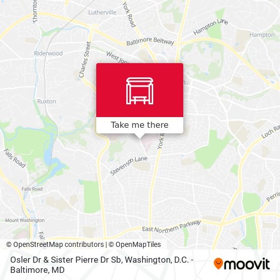 Osler Dr & Sister Pierre Dr Sb map