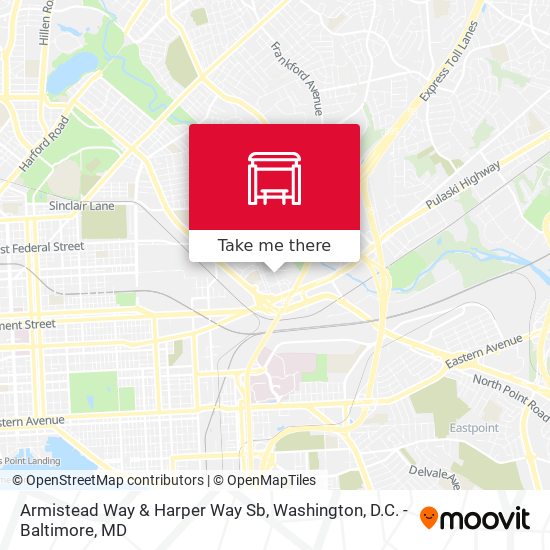 Armistead Way & Harper Way Sb map