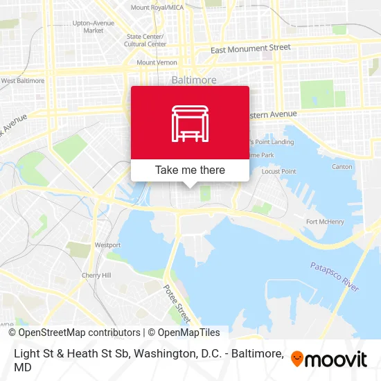 Light St & Heath St Sb map