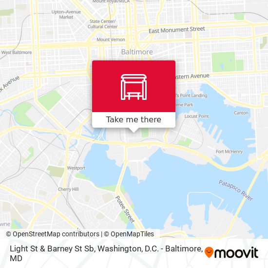 Light St & Barney St Sb map