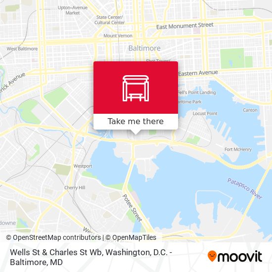 Mapa de Wells St & Charles St Wb