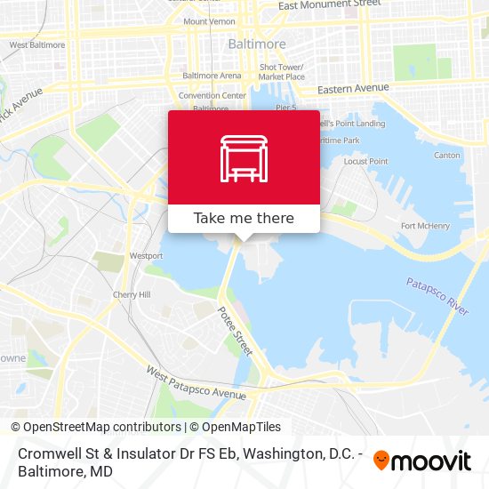 Cromwell St & Insulator Dr FS Eb map