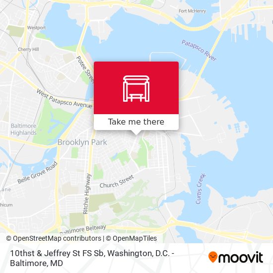10thst & Jeffrey St FS Sb map