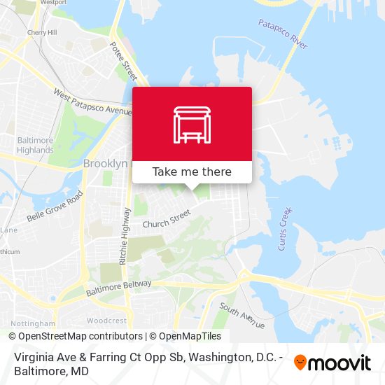 Virginia Ave & Farring Ct Opp Sb map