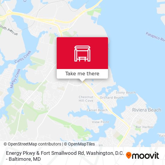 Mapa de Energy Pkwy & Fort Smallwood Rd