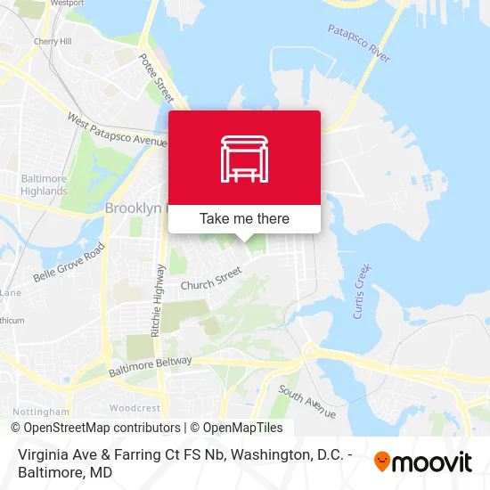 Virginia Ave & Farring Ct FS Nb map
