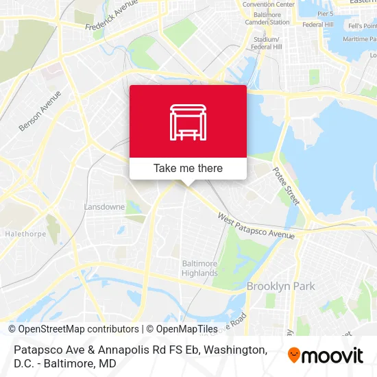 Patapsco Ave & Annapolis Rd FS Eb map