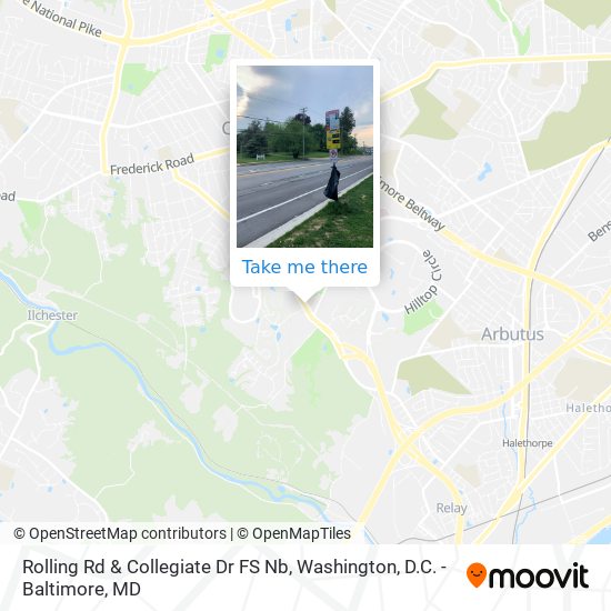 Mapa de Rolling Rd & Collegiate Dr FS Nb