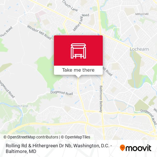 Mapa de Rolling Rd & Hithergreen Dr Nb