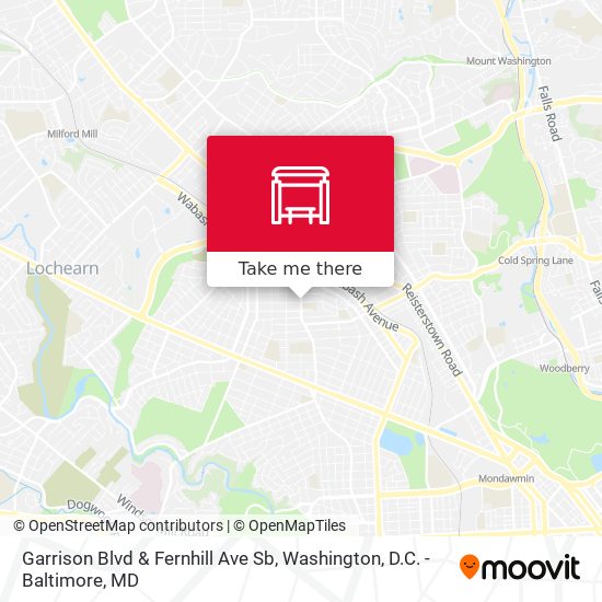 Mapa de Garrison Blvd & Fernhill Ave Sb