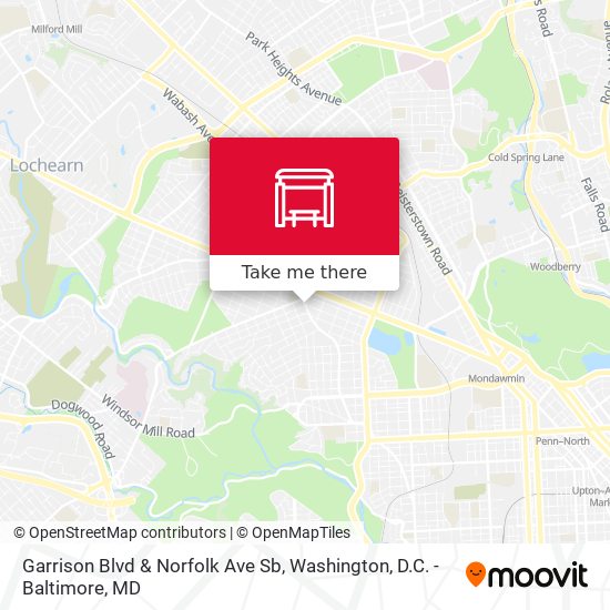Mapa de Garrison Blvd & Norfolk Ave Sb