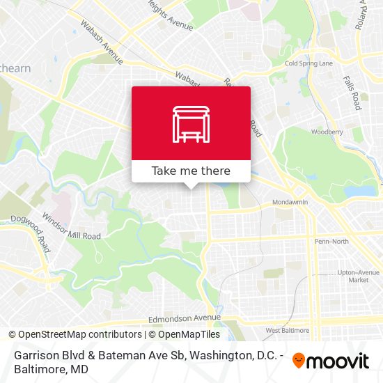 Mapa de Garrison Blvd & Bateman Ave Sb