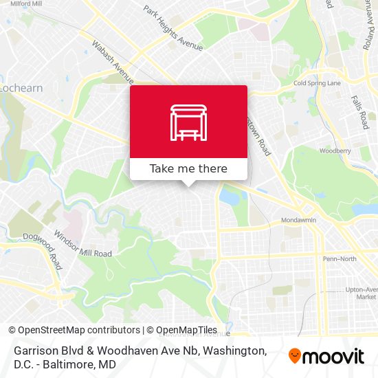 Mapa de Garrison Blvd & Woodhaven Ave Nb