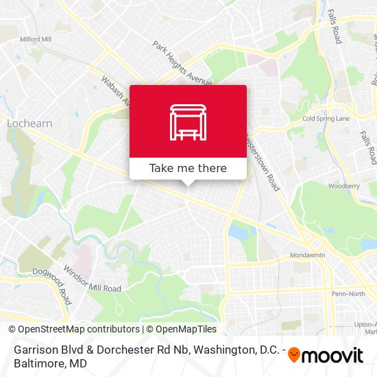 Mapa de Garrison Blvd & Dorchester Rd Nb