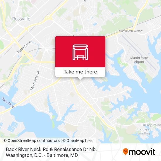 Mapa de Back River Neck Rd & Renaissance Dr Nb