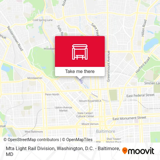 Mta Light Rail Division map