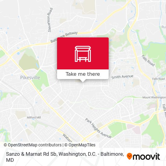 Sanzo & Marnat Rd Sb map