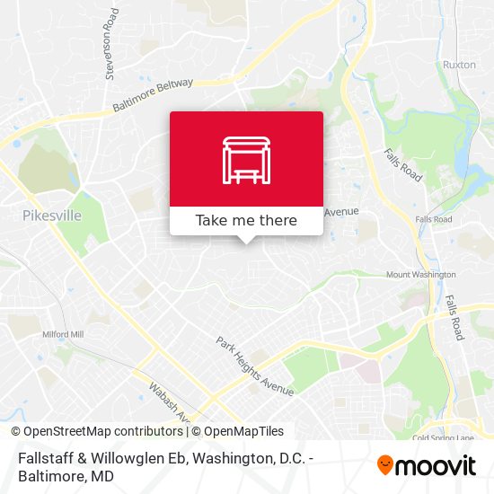 Fallstaff & Willowglen Eb map
