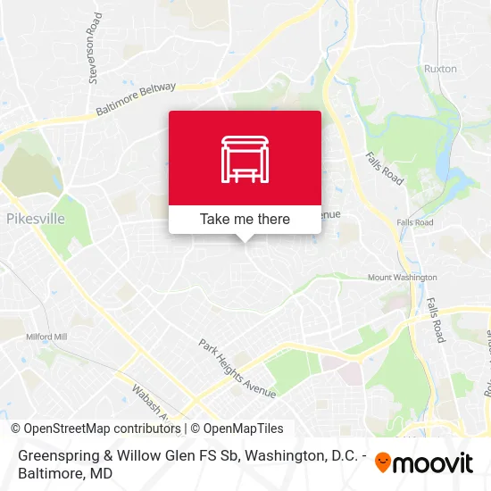 Greenspring & Willow Glen FS Sb map