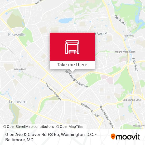 Glen Ave & Clover Rd FS Eb map