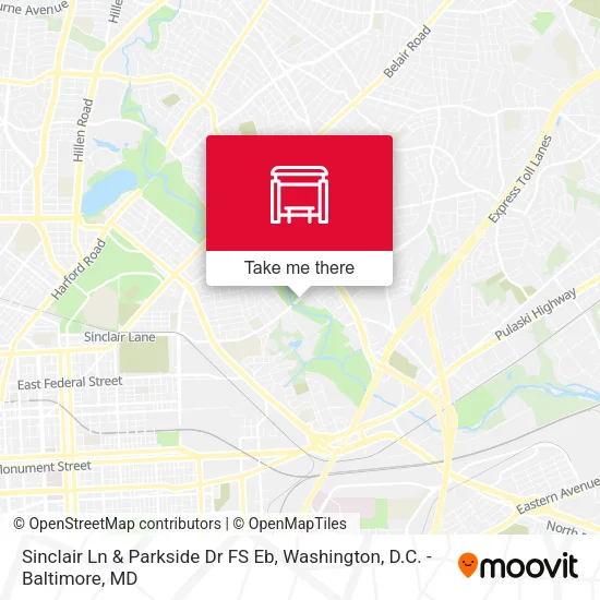 Sinclair Ln & Parkside Dr FS Eb map