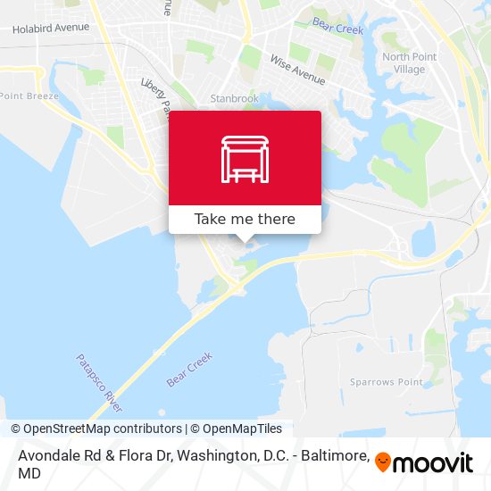 Avondale Rd & Flora Dr map