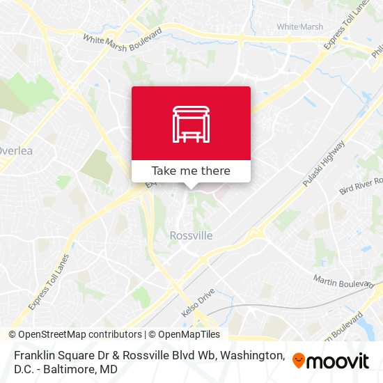 Franklin Square Dr & Rossville Blvd Wb map
