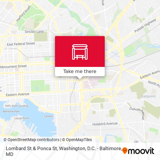 Mapa de Lombard St & Ponca St