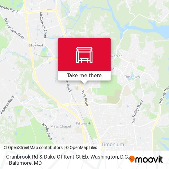 Cranbrook Rd & Duke Of Kent Ct Eb map