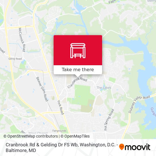 Mapa de Cranbrook Rd & Gelding Dr FS Wb