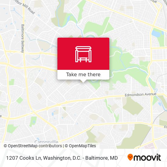 1207 Cooks Ln map
