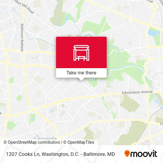 1207 Cooks Ln map
