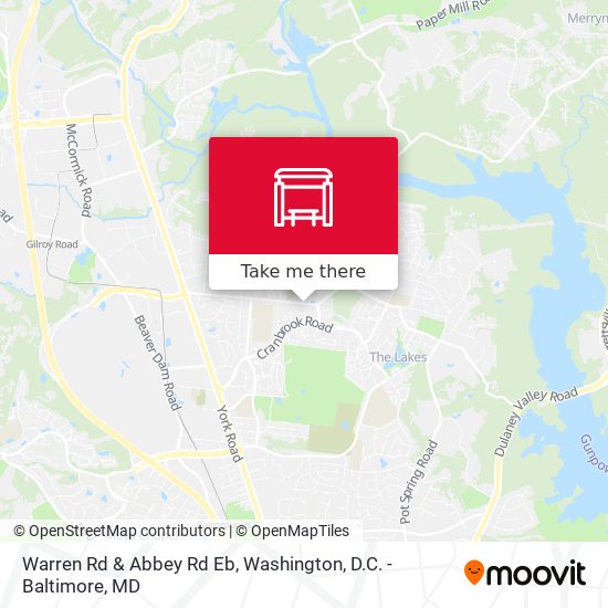 Warren Rd & Abbey Rd Eb map