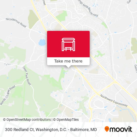 300 Redland Ct map